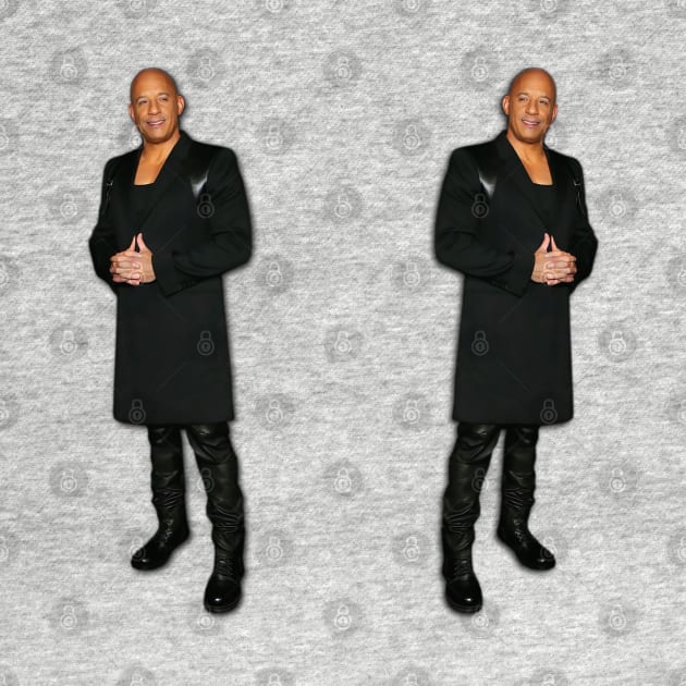 Vin Diesel - Celebrities - Actor -  2020 | Two Stickers #3 by Semenov